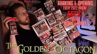 RANKING amp OPENING EVERY 2022 PANINI UFC PRODUCT  Whats your Favorite UFC set of the year Gold 11 [upl. by Eiramalegna566]