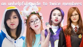 an unhelpful guide to twice members part 1 [upl. by Kcirederf]