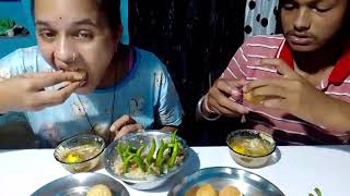 pani puri🤤challenge🤤 2020 golgappe 60 second mein kha paate Hain ki nahin dekhiaepanipuri food [upl. by Marcelia]