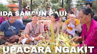 UPACARA NGANGKIT RING SEGARA  3 BULANAN BALINESE [upl. by Loralee]