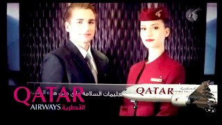 Qatar Airways ✈︎ NEW Safety Video ✈︎ Boeing 777300ER  FULL HD [upl. by Hanima]