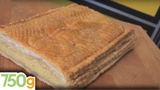 Recette de la Bande Dartois ou Feuilleté à la frangipane  750g [upl. by Anipsed]