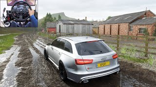 Audi RS6 Avant  Forza Horizon 4  Thrustmaster T300RS [upl. by Whitby]