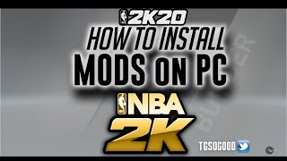 NBA 2K20 PC Tutorial  Install mods [upl. by Leamhsi286]