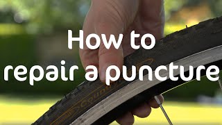 How to Repair a Bicycle Puncture [upl. by Arabele]