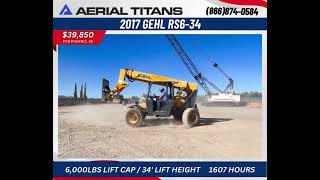 2017 GEHL RS634 SN3053 FOR SALE GEHL telehandler [upl. by Amble743]