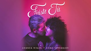 Amanda Miguel y Diego Verdaguer  Fuiste Tú Video Oficial [upl. by Eugatnom]