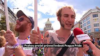 Prahou prošel průvod hrdosti Prague Pride [upl. by Adnilra994]