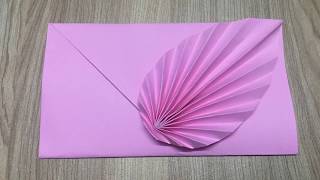 How to Make an Origami Leaf Envelope [upl. by Amiel896]