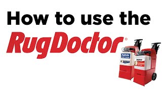 How to use the Rug Doctor [upl. by Stedmann]