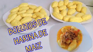 BOLLITOS DE HARINA DE MAIZ CON BACALAORECETA DE MI SUEGRA [upl. by Eca]