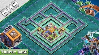 NEW Builder Hall 9 BH9 base with COPY LINK  Clash of Clans [upl. by Baalman]