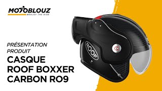 Casque ROOF BOXXER Carbon RO9 avis en vidéo par Motoblouz [upl. by Nicol]