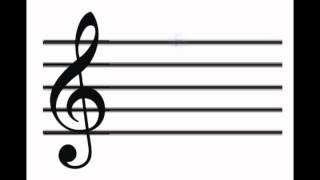 The Notes On The Treble Clef [upl. by Htiel]