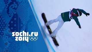 Snowboard Halfpipe  Ladies SemiFinal  Sochi 2014 Winter Olympics [upl. by Luapsemaj162]