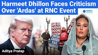 IndianAmerican Harmeet Dhillons Ardas Speech at RNC Draws Controversy  World Affairs [upl. by Llertniuq]