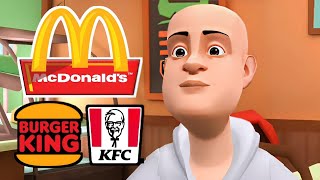 classic caillou misbehaves at Fast Food Restaurants groundedCompilation [upl. by Agon]