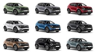 New KIA Sportage Colours and Trims 2022  Detailed Comparison [upl. by Naud]