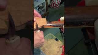 Reshaping guitar headstock veneer [upl. by Viviana]