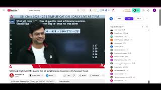 Quant Nov 15 Part 7🔥SBIRRBRBI PO AND CLERK🔴Sumanta Chatterjee [upl. by Ahsilram]