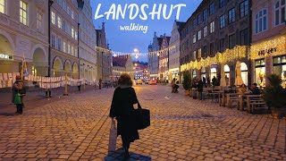 Walking in LANDSHUT Germany 4K  December 2021 [upl. by Oak]