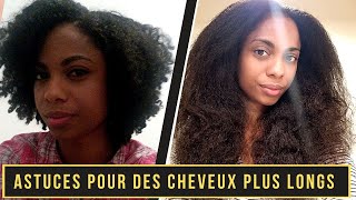 7 ASTUCES pour de LONGS CHEVEUX CRÉPUS BOUCLÉS  Comment traiter les cheveux qui se cassent [upl. by Llerdnek]