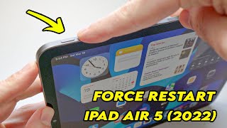 iPad Air 5 2022  How to Force Restart [upl. by Lissa]