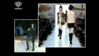 Caitriona Balfe  Runway AutumnWinter 200304  Milan [upl. by Odawa]