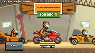 Hill Climb Racing 2  SUPERBIKE Update GamePlay Walkthrough [upl. by Ilah]