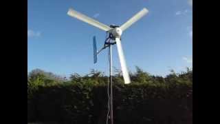 Home Build Wind Turbine Using Car Alternator [upl. by Amsirak]