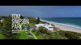 Tom Simpson Park  Mullaloo Beach WA  4K Ultra Wide 219 Ratio Drone Video [upl. by Gnues]