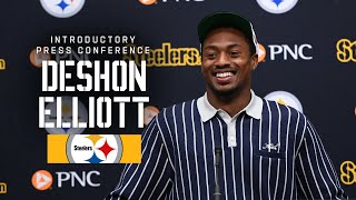 DeShon Elliott Introductory Press Conference  Pittsburgh Steelers [upl. by Bidle]