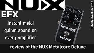 Review of the NUX Metalcore Deluxe [upl. by Siuoleoj]