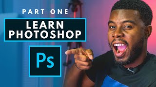 How to Use Adobe Photoshop Part 1 Graphic Design Tutorial for Beginners [upl. by Soisanahta]