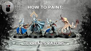 Contrast How to Paint Cyrenis Razors Idoneth Deepkin [upl. by Ahsaercal943]