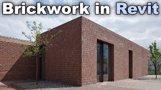 Brickwork in Revit Tutorial [upl. by Galer450]