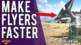 How To Make Flyers Faster On Your Nitrado Server  Increase Flyer Speed  ARK PS4 Server Tutorial [upl. by Ulises]