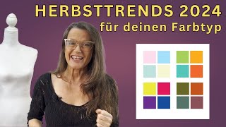 Herbsttrends 2024 für DEINEN Farbtyp [upl. by Elledoj]