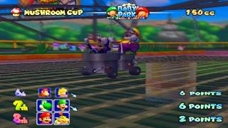 Wario amp Waluigi Mario Kart Double Dash GamePlay [upl. by Akihc]