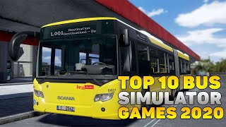 Top 10 BEST Bus Simulator Games [upl. by Stiles376]