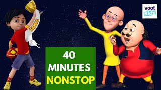 Motu Patlu  Shiva  40 Minutes NonStop  Cartoon Videos For Kids  Voot Kids [upl. by Eniala]