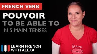 Pouvoir to be able to in 5 Main French Tenses [upl. by Nirraj25]