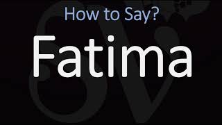 How to Pronounce Fatima CORRECTLY Name Meaning amp Pronunciation [upl. by Eaton361]