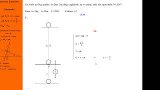 116Fizykamax druga zasada dynamiki swobodny spadek zagłębianie się w ziemię [upl. by Etnoved]