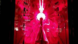 BERGDORF GOODMAN CHRISTMAS WINDOW NY PHILHARMONIC [upl. by Lyrak]