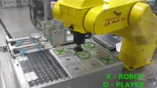 Robotics project Fanuc tictactoe [upl. by Kathlin]