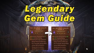 Legendary Gem Guide 2024  Diablo Immortal [upl. by Seto]