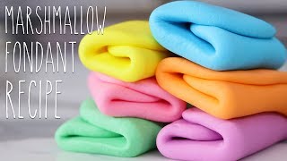 How To Make Marshmallow Fondant  Baking Basics [upl. by Hnaht]