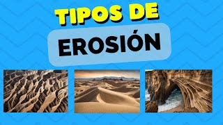 Tipos de Erosión Explicado para niños [upl. by Essyla]