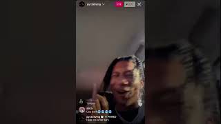 Digga D creates Fire Song on Instagram Live 17122 [upl. by Eupheemia]